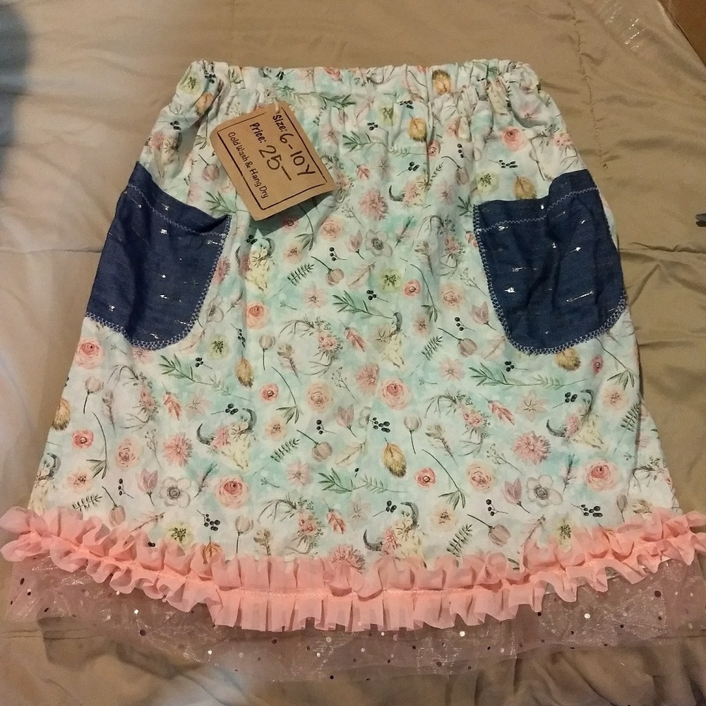 Girls 6-10y Handmade Skirt